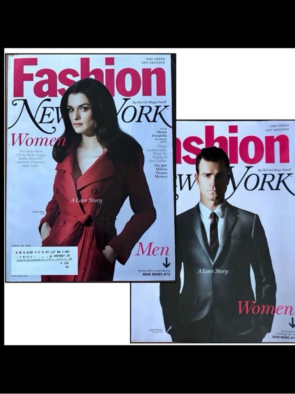 New York Magazine Fashion Issue August 28, 2006, Flip Over Cover for Mens